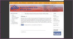 Desktop Screenshot of fortcollinselks.org