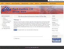 Tablet Screenshot of fortcollinselks.org